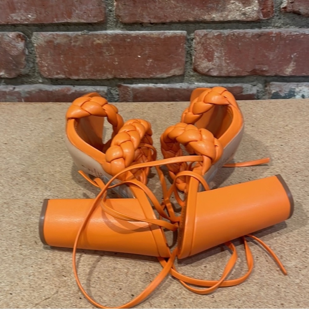 Schutz Orange Heels - image 5